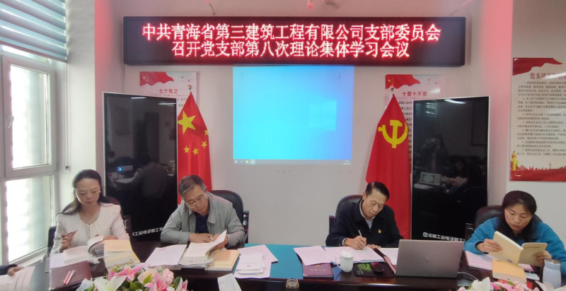 三建公司黨支部召開第八次理論集體學習會 ----集團黨委委員、紀委書記講主題教育專題黨課