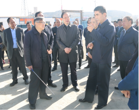 省委副書記、省長王建軍等領導一行視察海東工業園區臨空綜合經濟園