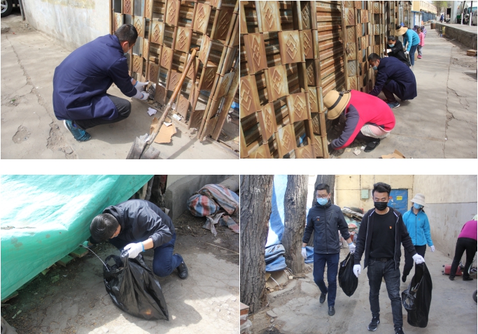 中共青海省第三建筑工程有限公司支部委員會開展“黨旗領航，愛衛同行”主題黨日活動